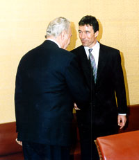 President Arnold Rüütel ja Taani peaminister Anders Fogh Rasmussen