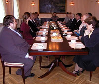 The President of the Republic met with editors of county newspapers