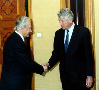 From left: president Arnold Rüütel and the Prime Minister of the Netherlands Mr Wim Kok