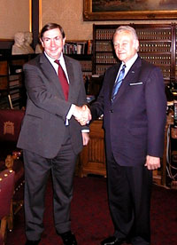 The Head of State had a meeting with the Lord High Chancellor, Lord Irvine of Lairg