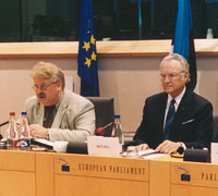 The President of the Republic held talks in the European Parliament
