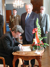 President Arnold Rüütel võttis vastu Ungari erakorralise ja täievolilise suursaadiku László Nikicseri