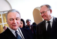 President Arnold Rüütel ja Rootsi peaminister Göran Persson