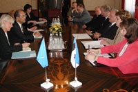 President Arnold Rüütel at Kadriorg met with the Director-General of UNESCO, Mr Koichiro Matsuura