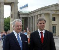 President Arnold Rüütel ja Berliini linnapea Klaus Wowereit
