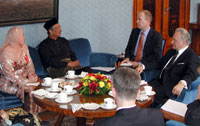 The President of the Republic met with the Ambassador of Malaysia