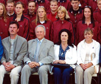 President Rüütel ja proua Ingrid Rüütel kohtusid Ülemaailmsetel Saarte mängudel osalenud sportlastega