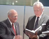 President Rüütel in New York met with the President of Nicaragua, Enrique Bolańos Geyer