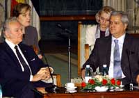 President Arnold Rüütel kohtus Bukarestis peaminister Adrian Nastasega