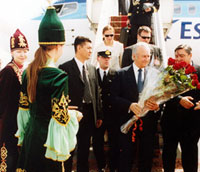 President Rüütel saabub Almatõ linna
