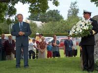 Vabariigi President osaleb Valkla küla vabadussõja monumendi taasavamise 15. aastapäeva pidulikul tseremoonial