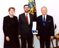 President Ameerika Ühendriikide suursaadik Joseph M. DeThomas abikaasaga ja Vabariigi President