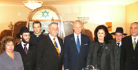 President Arnold Rüütel ja proua Ingrid Rüütel külastasid Juudi Kogukonna keskust Tallinnas