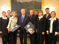 President Arnold Rüütel võttis vastu Eesti kurtide olümpiadelegatsiooni