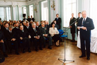 Vabariigi President andis üle riiklikud teenetemärgid. 