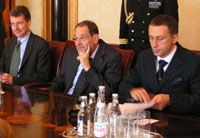 President Arnold Rüütel kohtus Kadriorus Euroopa Liidu Nõukogu peasekretäri Javier Solana'ga
