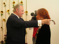 President Arnold Rüütel ja proua Ingrid Rüütel osalesid Eesti Kunstiakadeemia rektori Signe Kivi inaugureerimisel