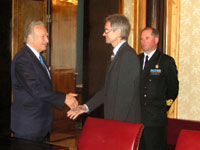 President Arnold Rüütel kirjutas alla otsusele nimetada Andres Lipstok Eesti Panga presidendiks