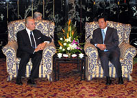Riigivisiit Hiina Rahvavabariiki 23.-30.08.2005. President Arnold Rüütel kohtumas Xiani linnapea Li Hue Mei'ga