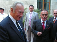 President Arnold Rüütel kohtumas Türgi Rahvusassamblee asespiikri Sadõk Yakut'iga