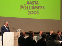 President Arnold Rüütel osales konkursi ''Aasta Põllumees 2005'' lõpuüritusel