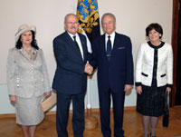 President Arnold Rüütel tervitas Slovaki Vabariigi presidenti Ivan Gašparovic'i