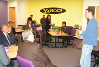 Töövisiit Ameerika Ühendriikidesse 17.-21.01.2006. President Arnold Rüütel tutvumas internetifirmaga Yahoo!