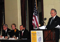 President Rüütel delivered a speech at the World Affairs Council of Northern California.
