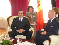 Working Visit to the Republic of Moldova 19.-22.03.2006. President Arnold Rüütel met with Prime Minister Vasile Tarlev.