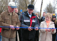 President Arnold Rüütel visited Lääne-Viru Countyand opened a fitness path - the Lurich path.