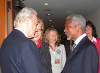 President Rüütel met with the UN Secretary-General Kofi Annan