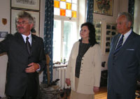President Rüütel and Mrs. Rüütel visited the Freedom Fighters Museum at Lagedi.