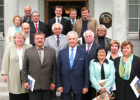 President Arnold Rüütel at Kadriorg met with the members of the Presidential Roundtable on National Minorities.